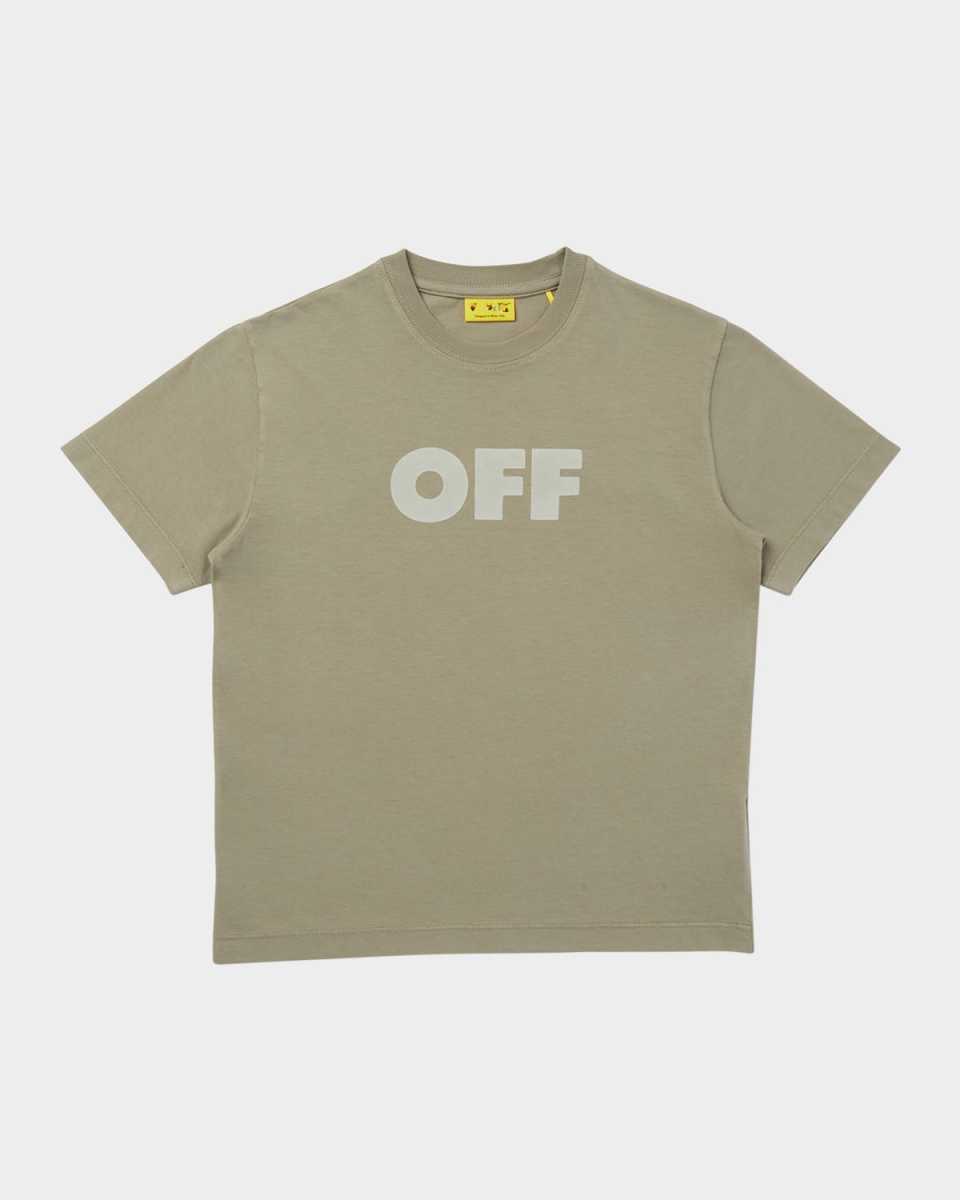 Boy's Garment-Dyed Logo Short-Sleeve T-shirt, Size